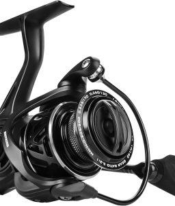 KastKing Zephyr Spinning Reels – 7+1/6+1 BB – Carbon Fiber Drag – Stainless Steel Shaft – Aluminum & CNC Spool – Black/Green/Orange – Sizes 500/1000 SFS – Ultralight to Heavy-Duty
